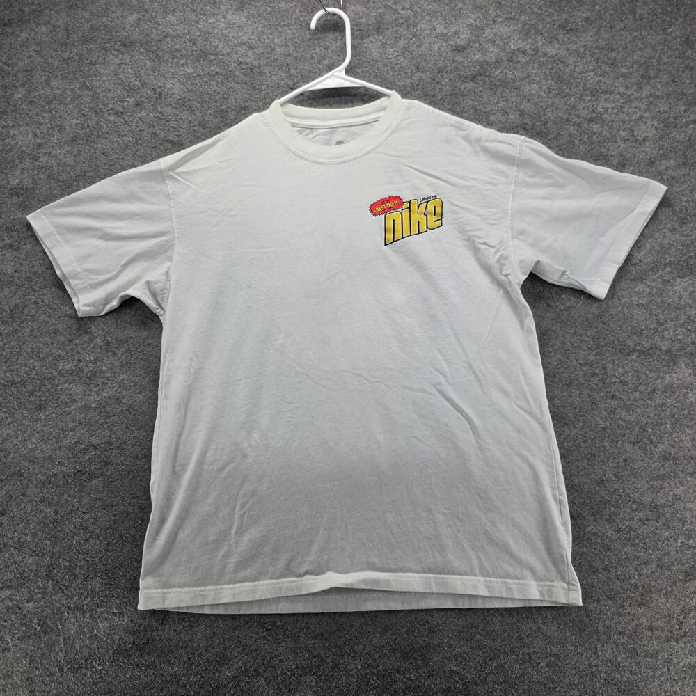 Nike Shirt Mens Medium Gray Loose Fit Ultra Drip Just Do It Graphic Tee Swoosh